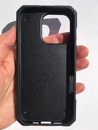 Чохол протиударний UAG Monarch Pro MagSafe (Original) для iPhone 16 Pro (6.3") Carbon Fiber Red 1144911F4242 - мініатюра 7