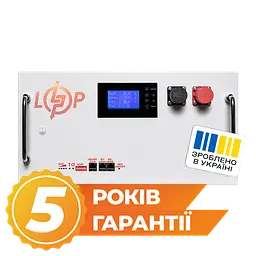 Акумулятор LP LiFePO4 51,2V - 280 Ah (14336Wh) (BMS SP 200A/100А) RM RS485/CAN LCD WH