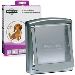 PetSafe Staywell Original Петсейф Стейвел Оригинал дверці для котів і собак до 7 кг сірий 236Х198мм