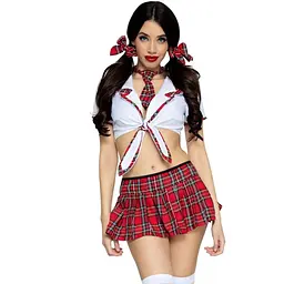 Еротичний костюм Leg Avenue Miss Prep School S/M мульті