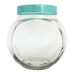Банка скляна для сипучих Sweet 1730 мл з зеленою кришкою - мініатюра 2