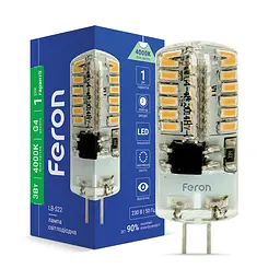 Світлодіодна лампа Feron LB-522 3 Вт G4 4000K