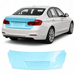 Антигравійна захисна бронеплівка за лекалами для BMW 3 Series F30 facelift 2015-2019 - зона кришки багажника