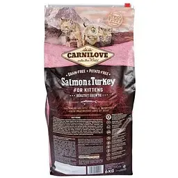 Сухий корм Carnilove Cat Salmon & Turkey для кошенят лосось та індичка 6 кг - мініатюра 4