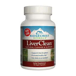 Трави Ridgecrest Herbals Натуральний комплекс для підтримки та захисту печінки, Live (RCH172)