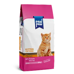Сухий Корм ​​Pawpaw Преміум для котят з Куркою 15 кг