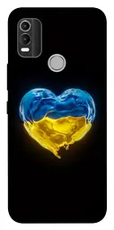 Чохол Demsky Серце України для Nokia C21 Plus