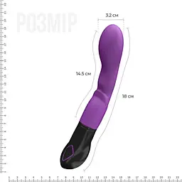 Вібратор Adrien Lastic Nyx стимуляція точки G та входу у піхву - мініатюра 2