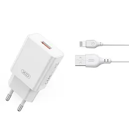 Сітчастий зарядний пристрій XO L127 USB-A QC18W
