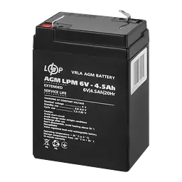 Акумулятор AGM LPM 6V - 4.5 Ah - мініатюра 3