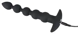 Анальний стимулятор Black Velvets Rechargeable Beads чорний - мініатюра 5