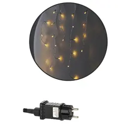 Гірлянда Chomik Бахрома 300 LED 12 м, теплий білий, IP44, від мережі (5900779879843) - мініатюра 2