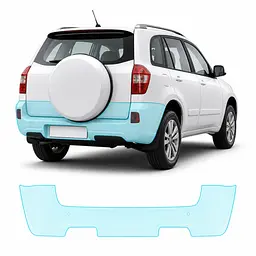Антигравійна захисна бронеплівка за лекалами для Chery Tiggo 3 II 2014-2019 - задній бампер