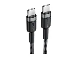Кабель USB Type-C Acefast C22-03 USB Type-C to USB Type-C 2.0 60W 1.2m Black (6974316285137)