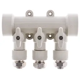 Колектор розподільний Koer 3-way з фітингом (40x20) PPR K0191.Pro KP2556 - мініатюра 2