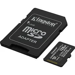 Карта пам'яті Kingston microSDXC Canvas Select Plus 128GB Class 10 UHS-I U1 V10 A1 + SD адаптер (SDCS3/128GB) [145076] - мініатюра 2