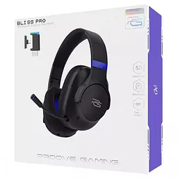 Бездротові накладні навушники Proove Gaming Bliss Pro, 2.4G, BT5.0, AUX, 800mAh, 40h, black UA UCRF* - мініатюра 2
