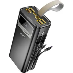 Зовнішній акумулятор Hoco DB58 Plentiful 30000mAh 22.5W Black [161328]