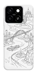 TPU чохол Demsky Dnipro spirit для ZTE Blade A55 4G