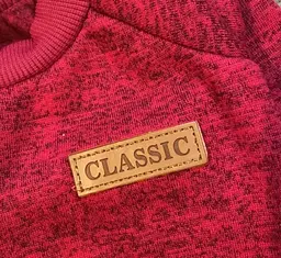 Кофта для собак та котів EcoToys Rose M ряба малинова A: 30 см B: 37 см C: 24 см 7137 - мініатюра 3