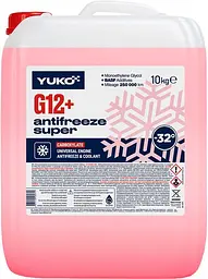 Антифриз YUKO -32° C Super G12+ червоний 10л 4823110405611