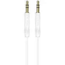 Аудіокабель Borofone BL16 Clear sound 3.5 мм/1 м білий