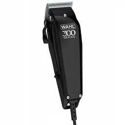 Moser Машинка для стрижки Wahl Home Pro 300, мережа, вібраційний мотор, насадок-10, кейс, масло та ножиці у компл., сталь, чорний