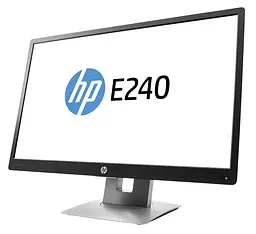 Монітор HP E240 черн (24" IPS/1920x1080/16:9/250кд/м/7мс) (VGA/HDMI/DP/VESA) Б/В - мініатюра 3