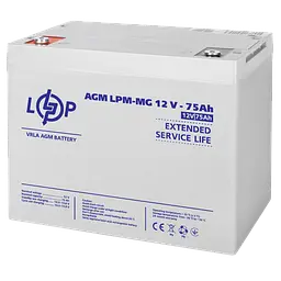 Акумулятор мультигелевий LPM-MG 12V - 75 Ah