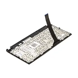 Клавіатура ноутбука PowerPlant ASUS Eee PC 1015 чорна, чорний фрейм (KB311828) - мініатюра 2