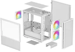 Корпус Deepcool CH360 White (R-CH360-WHAPE3-G-1) - мініатюра 11
