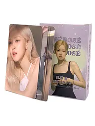 Ломо Картки Lomo Card China Blackpink Rose Blackpink Rose Блекпінк Розе голографічні СС C BP 14