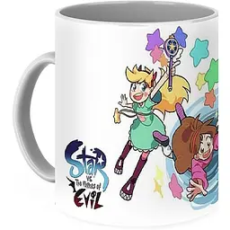 Кухоль Geekland Star vs. The Forces of Evil and Gravity Falls Стар проти сил зла SFE.02.03 330 мл білий - мініатюра 3