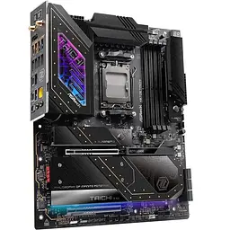 Материнська плата ASRock AM5 X870E Taichi, X870E, 4xDDR5, Int.Video (CPU), 6xSATA3, 4xM.2, 2xPCI-E 5.0 16x, ALC4082 + SABRE9219, RTL8126, WiFi 7, Bluetooth 5.4, 12xUSB3.2/6xUSB2.0, HDMI/3xType C, CrossFire, EATX - мініатюра 3