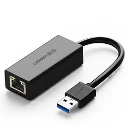 Переходник Ugreen USB 3.0 to Ethernet RJ45 1000 Mb CR111 Black (20256)