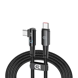Дата кабель USB-C to USB-C 1.2m 90-degree 100W black Armorstandart (ARM75870)