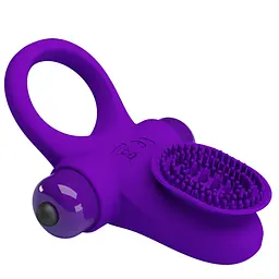 Ерекційне кільце - Pretty Love Vibrant Penis Ring II Purple - мініатюра 7