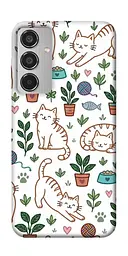 TPU чохол Demsky Cats pattern для Samsung Galaxy M35 5G