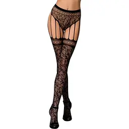 Еротичні колготки-бодістокінг Passion S003 Black