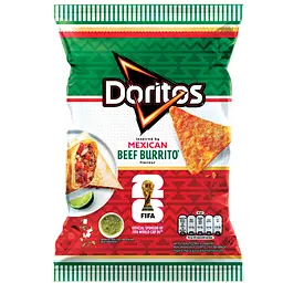 Чипси кукурудзяні Doritos зі смаком мексиканського буріто з яловичиною 90 г