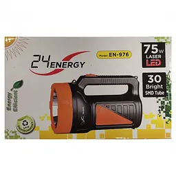 Ручний ліхтар-прожектор акумуляторний з бічним світлом синій Energy EN-976 - мініатюра 7