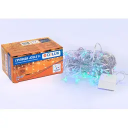 Гірлянда Delux ICICLE С 75LED 2х0.7 м мульти/прозорий IP20 (90017985) - мініатюра 2