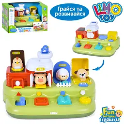 Обучающая игра "Шумная ферма" FT 0059 LimoToy, ,домашние животные, на укр.языке, стихи, песня, в коробке (6903317712816) - миниатюра 4