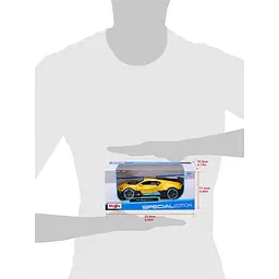 Ігрова автомодель Maisto Bugatti Divo 1:24 (31526 yellow) - мініатюра 16