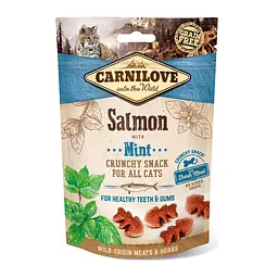Ласощі для котів Carnilove Crunchy Snack з лососем і м'ятою 50 г (8595602527175) - мініатюра 1