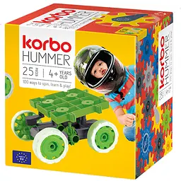 Набір для творчого конструювання Korbo Hummer 25 деталей зелений (65997)