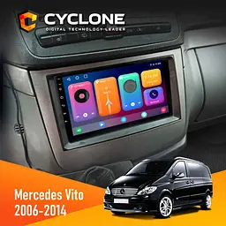 Штатна магнітола Mercedes-Benz Vito (W639), Viano (W639) 2006-2014 Cyclone C9-001 2x32 CPL Cyclone (НФ-00009575)
