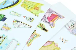 Гра Умняшка Ляльковий будиночок, з багаторазовими наклейками (КП-003) - мініатюра 4