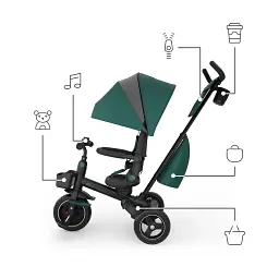Триколісний велосипед Kinderkraft Spinstep 2 Plus Green (KRSPST02GREPL00)  - мініатюра 5