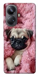TPU чохол Demsky Мопс у ніжностях для Realme 10 Pro+